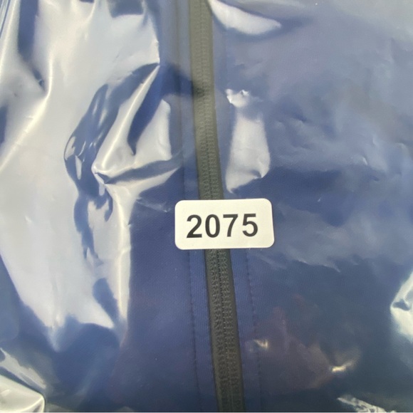 Nike Dri-fit blue long sleeve zippered athletic hoodie Men's size Small - Picture 10 of 11